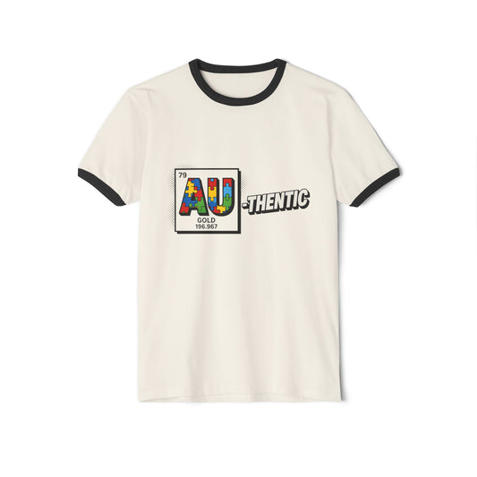 Authentic 'AU' Retro Ringer T‑Shirt — Colorful Australia Travel Tee