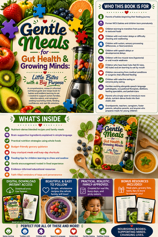 Gentle Meals for Gut Health & Growing Minds: Little Bites with a Big Purpose (Digital Download)